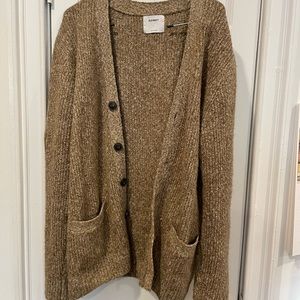 Old Navy Brown Marled Oversized Button Cardigan L